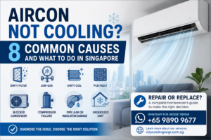 8 common reason why your Aircon is not cooling by City Cooling