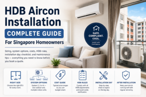 HDB Aircon Installation by CityCooling