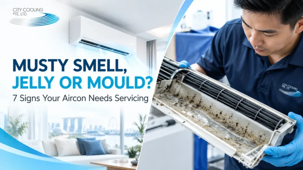 Musty Smell, Jelly or Mould? 7 Signs Your Aircon Needs Servicing